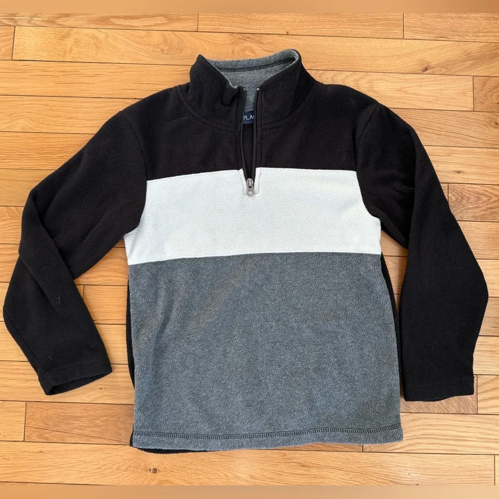 The Children’s Place 1/4 Zip Fleece Pull over, Size Medium 7/8
